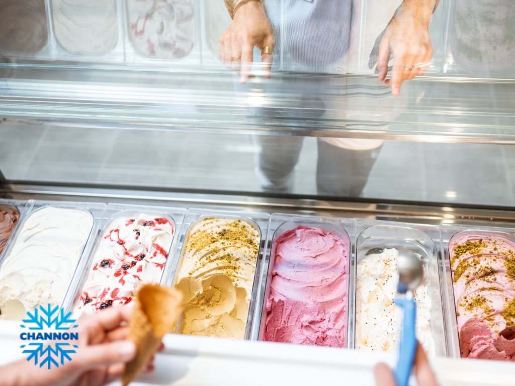 gelato storage freezer